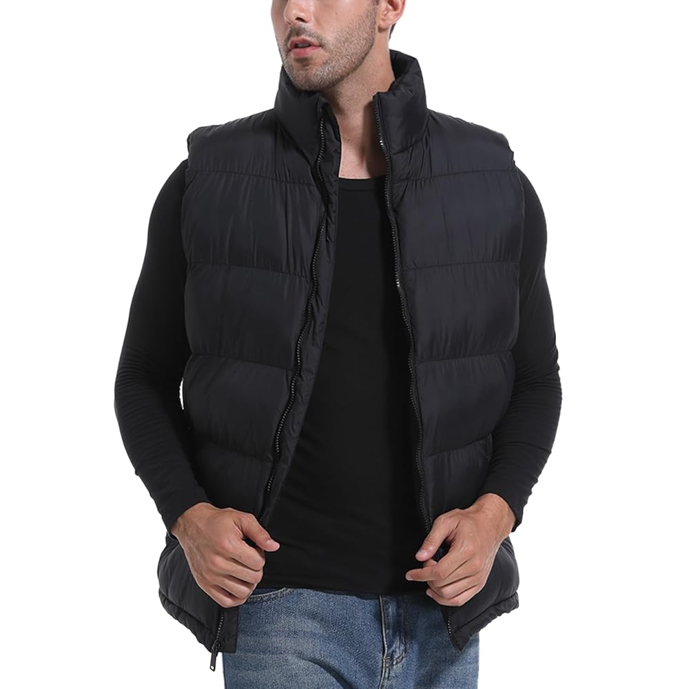 WINDANDSEA PUFFER VEST 【ブラック】 Lサイズ Big & Tall Quilted Puffer Vest | Callaway Apparel